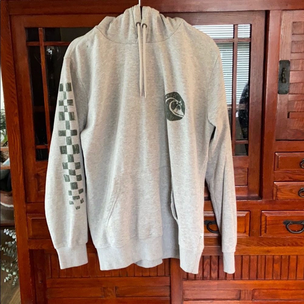 Quiksilver grey hoodie